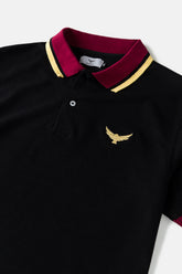 Contrast Collar Polo Shirt -  Duke